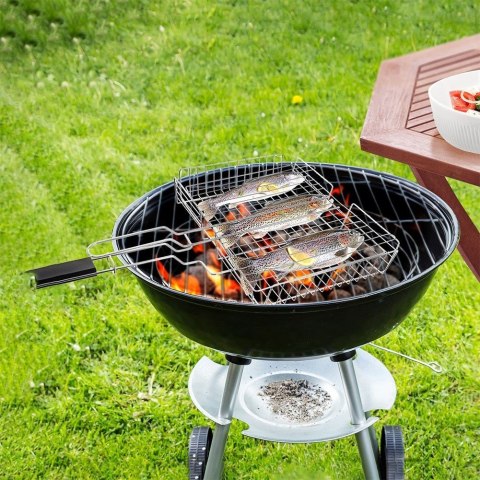 Ruszt kratka do grilla grillowania burgerów ryb mięsa warzyw 61x32cm ORION 111183