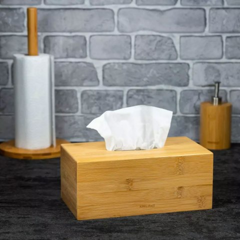 SERWETNIK POJEMNIK NA CHUSTECZKI BAMBUSOWY KINGHOFF KH-1690