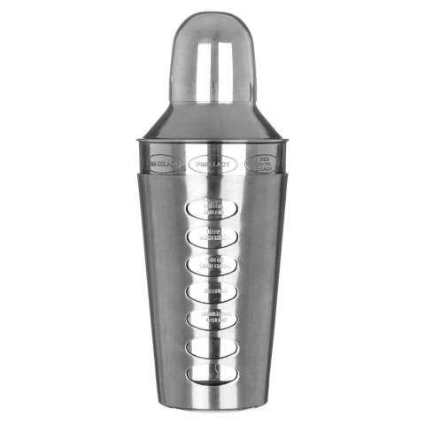 SHAKER DO KOKTAJLI 600ml Z OBRACANYMI PRZEPISAMI KiNGHOFF KH-1393