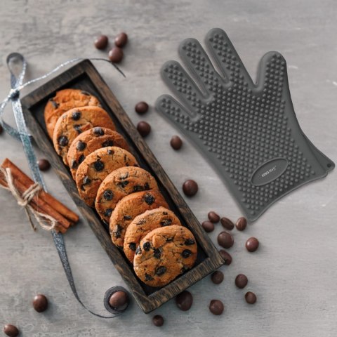 SILIKONOWA RĘKAWICA SZARA KINGHOFF KH-1901