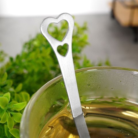 SITKO DO ZAPARZANIA PARZENIA HERBATY ZIÓŁ STALOWE DO KUBKA 14X4.5X2CM VILDE 259246