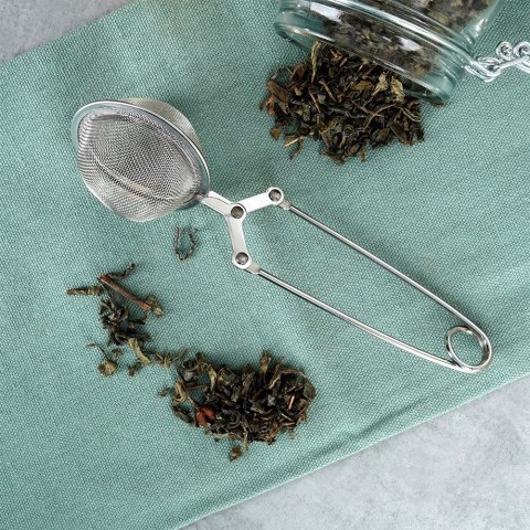 SITKO DO ZAPARZANIA PARZENIA HERBATY ZIÓŁ STALOWE DO KUBKA SZKLANKI 5X16 CM VILDE 259721