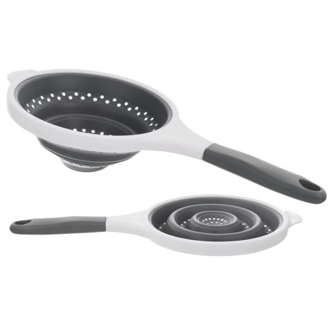 SITKO KUCHENNE SILIKONOWE SKŁADANE DURSZLAK SITO CEDZAK KEMP 25.5CM ORION 124472