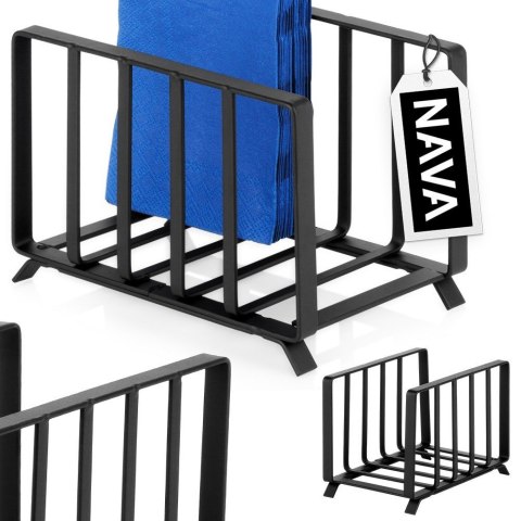 Serwetnik stojak na serwetki metalowy pojemnik MISTY 14cm NAVA 10-186-033