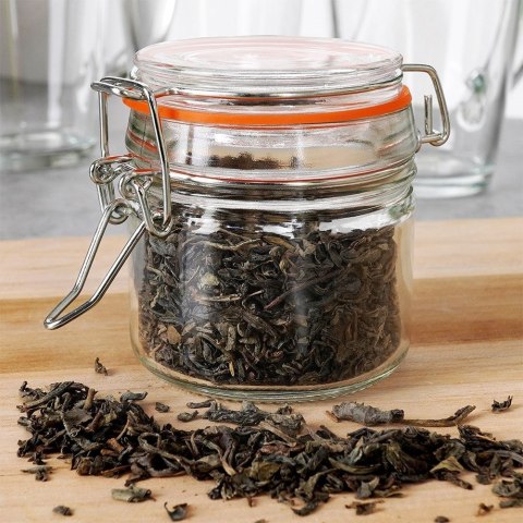 Słoik szklany patentowy z klipsem na przyprawy ogórki przetwory 100ml ORION 126569