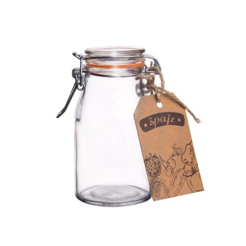 Słoik szklany patentowy z klipsem na przyprawy ogórki przetwory 200ml ORION 124673