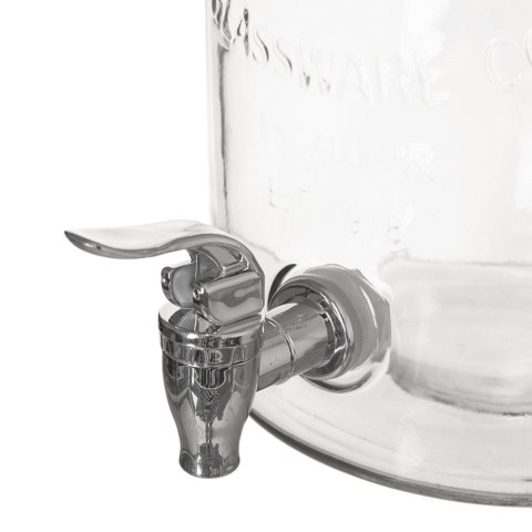 SŁÓJ SŁOIK DO NAPOJÓW Z KRANIKIEM SZKLANY NA NAPOJE WODĘ LEMONIADĘ 6.7L ORION 143778