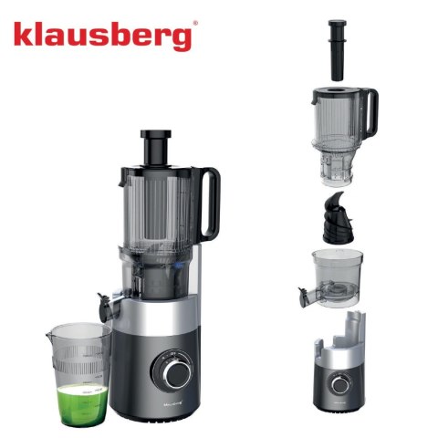 SOKOWIRÓWKA WOLNOOBROTOWA 180W DO OWOCÓW I WARZYW COLD PRESS KLAUSBERG KB-7881