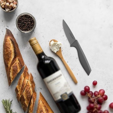 STALOWY NÓŻ DO OBIERANIA 6.8CM Z POWŁOKĄ CERAMICZNĄ NIEPRZYWIERAJĄCĄ POJEDYNCZY MAESTRO MR-1435