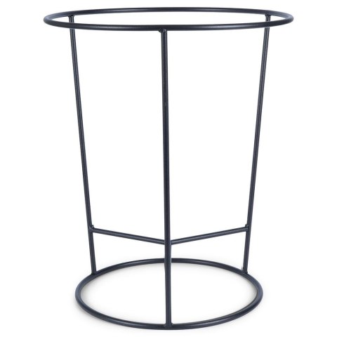 Stojak na doniczkę metalowy czarny dwustronny 45x53 cm VILDE 339465