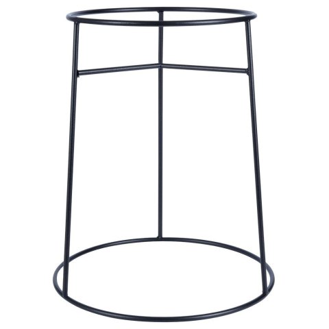 Stojak na doniczkę metalowy czarny dwustronny 45x53 cm VILDE 339465
