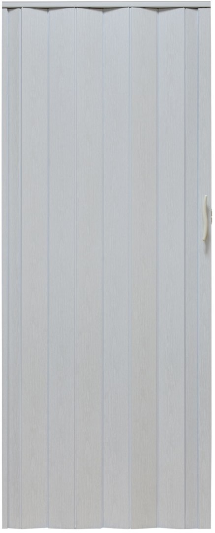 Drzwi harmonijkowe 001P BIAŁY DĄB MAT - 100 cm