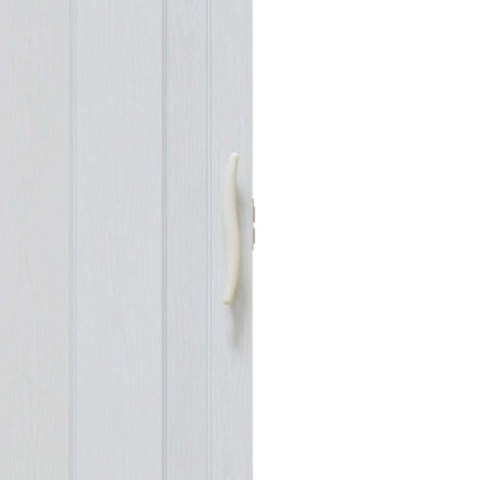 Drzwi harmonijkowe 001P BIAŁY DĄB MAT - 90 cm