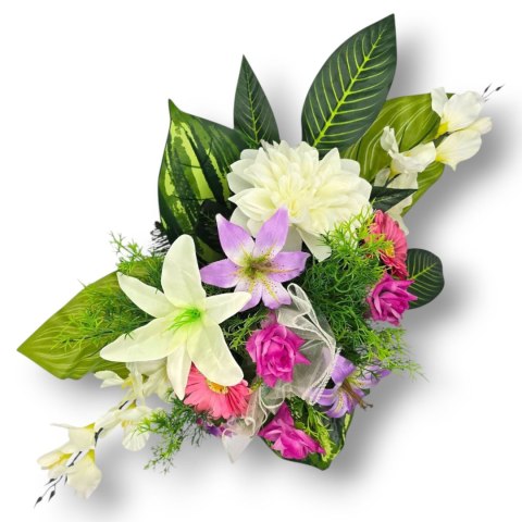 STROIK NA POMNIK KOMPOZYCJA KWIATOWA NA GRÓB Z OBCIĄŻENIEM