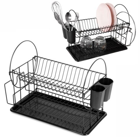 SUSZARKA DO NACZYŃ 2-POZIOMOWA 56 X 25 X 39 CM BRUNBESTE BB-3400