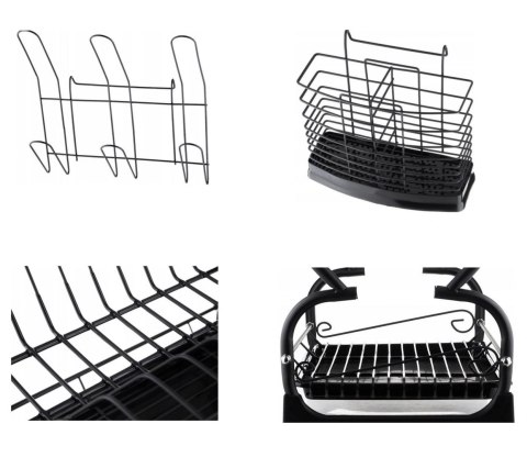 SUSZARKA DO NACZYŃ 56x25x38cm 2 Poziomy KRISBERG KS-7506 / 2506
