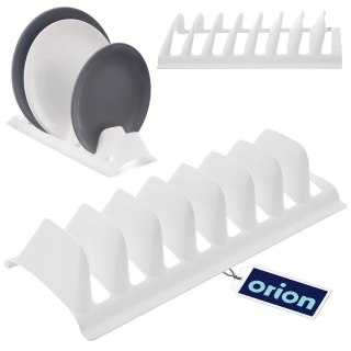 Stojak na pokrywki talerze biały z tworzywa 29.5x13.5x6cm ORION 155213