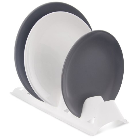 Stojak na pokrywki talerze biały z tworzywa 29.5x13.5x6cm ORION 155213
