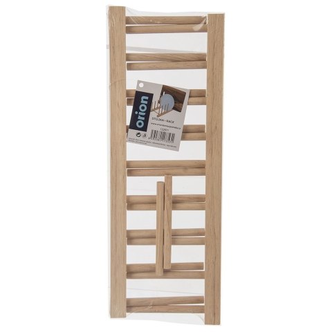 Stojak na pokrywki talerze organizer drewniany 35.5x13.5x11cm ORION 122971