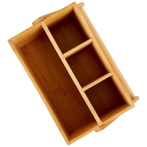 Stojak na sztućce sosy przyprawy organizer bambusowy grillowy VILDE 229068