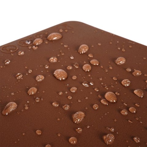 Stolnica do ciasta silikonowa mata kuchenna duża gruba brązowa 60x50cm XXL SILLINIE ORION 750369