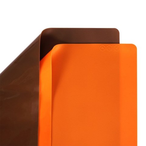Stolnica do ciasta silikonowa mata kuchenna gruba brązowa 40x30cm SILLINIE ORION 750365