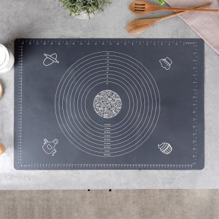Stolnica do ciasta silikonowa mata kuchenna gruba duża 64x45cm XXL VILDE 279002