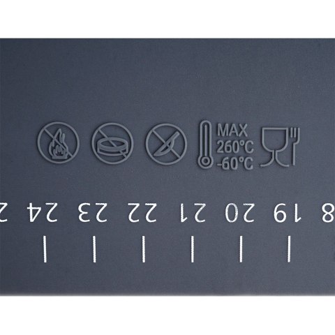 Stolnica do ciasta silikonowa mata kuchenna gruba duża 64x45cm XXL VILDE 279002