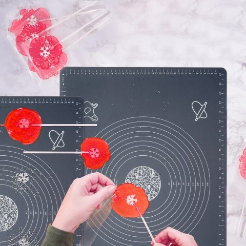 Stolnica do ciasta silikonowa mata kuchenna gruba duża 64x45cm XXL VILDE 279002