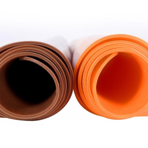 Stolnica do ciasta silikonowa mata kuchenna gruba pomarańczowa 40x30cm SILLINIE ORION 750367