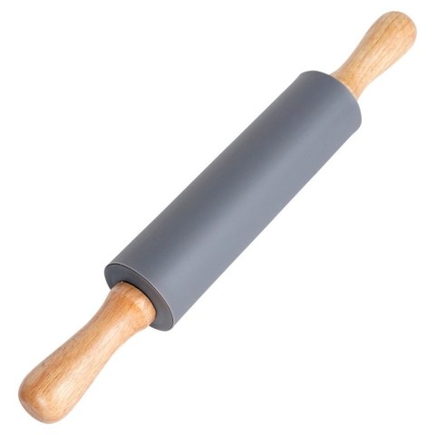 Stolnica do ciasta + wałek silikonowa duża gruba mata kuchenna 64X45cm 2-ele VILDE 279001