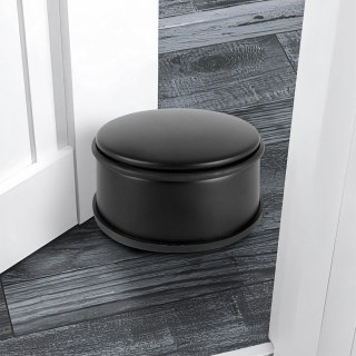 Stoper do drzwi metalowy czarny odbojnik odbój ogranicznik ciężki 11.5cm VILDE 568015