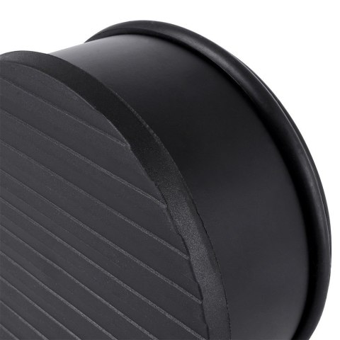 Stoper do drzwi metalowy czarny odbojnik odbój ogranicznik ciężki 11.5cm VILDE 568015