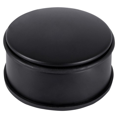 Stoper do drzwi metalowy czarny odbojnik odbój ogranicznik ciężki 11.5cm VILDE 568015