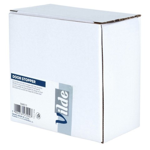 Stoper do drzwi metalowy czarny odbojnik odbój ogranicznik ciężki 11.5cm VILDE 568015