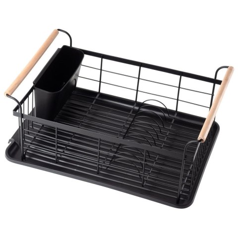 Suszarka do naczyń na naczynia stojąca czarna 42.5x19cm VILDE 150623
