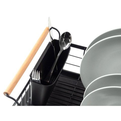 Suszarka do naczyń na naczynia stojąca czarna 42.5x19cm VILDE 150623