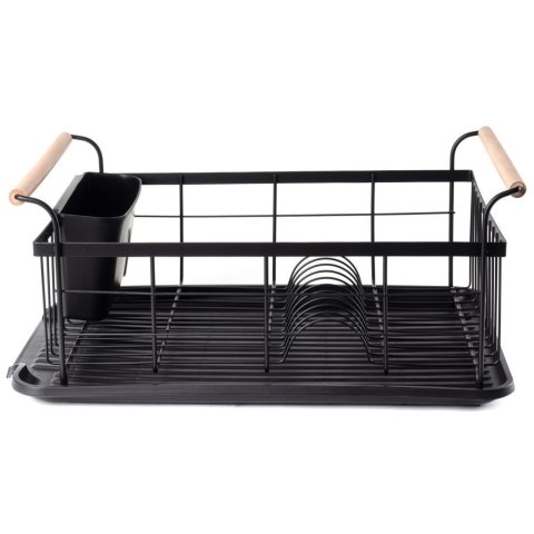 Suszarka do naczyń na naczynia stojąca czarna 42.5x19cm VILDE 150623