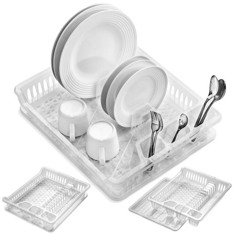 Suszarka do naczyń na naczynia stojąca plastikowa 46x37.5x8.5cm ORION 150672