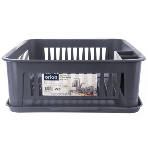 Suszarka do naczyń na naczynia stojąca plastikowa szara 43.5x32x12cm ORION 155210