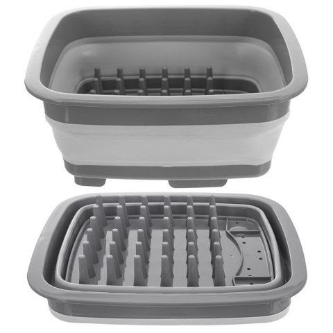 Suszarka do naczyń na naczynia stojąca składana silikonowa 37x31.5x14.5cm ORION 720809