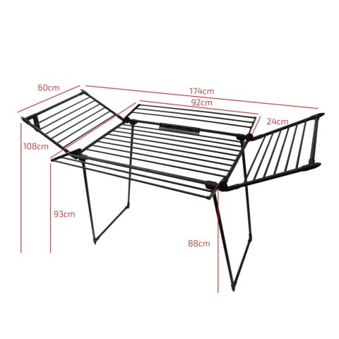 SUSZARKA DO PRANIA UBRAŃ I BIELIZNY BALKONOWA SKŁADANA 4 SKRZYDŁA 25MB BRUNBESTE BB-3902