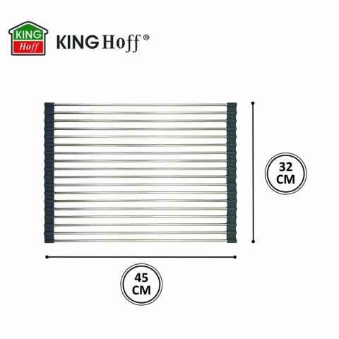 SUSZARKA OCIEKACZ KRATKA STALOWA NA ZLEWOZMYWAK 45 X 32CM KINGHOFF KH-1903