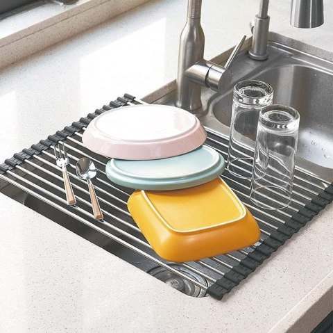 SUSZARKA OCIEKACZ KRATKA STALOWA NA ZLEWOZMYWAK 45 X 32CM KINGHOFF KH-1903