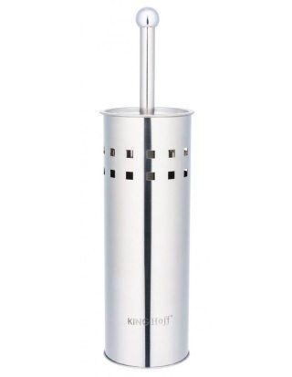 SZCZOTKA DO WC Z POJEMNIKIEM ZE STALI NIERDZEWNEJ KINGHOFF KK-3220