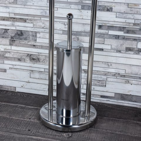 SZCZOTKA TOALETOWA DO WC Z UCHWYTEM NA PAPIER KINGHOFF KH-3221