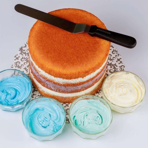 SZPATUŁA NÓŻ CUKIERNICZY 42CM DO TORTU KREMU CIASTA BRUNBESTE BB-1152