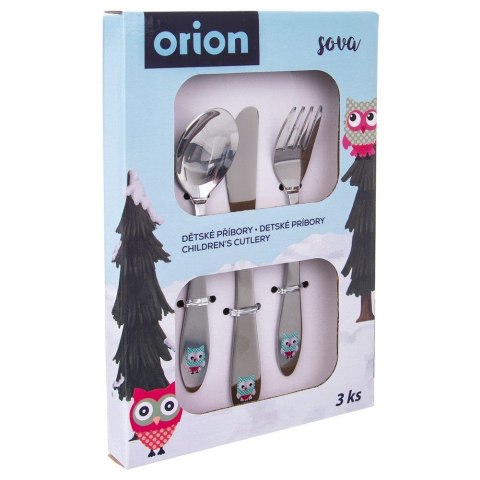 SZTUĆCE DLA DZIECI 3 EL. ORION SOWA 143675