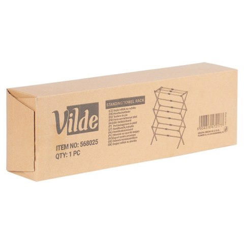 Suszarka na pranie metalowa czarna pionowa rozsuwana 47-78x94cm VILDE 568025