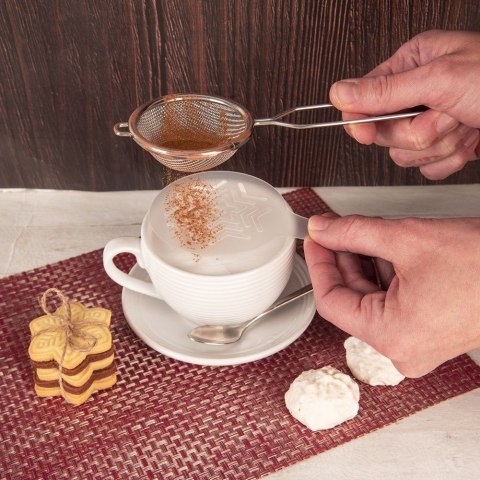 Szablony do dekoracji kawy deserów szablon akcesoria zestaw 6-eleORION 153031